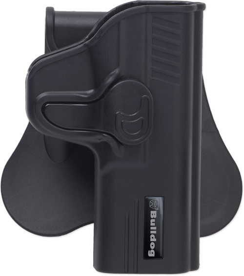 Bulldog Rapid Release Holster with Paddle OWB Black