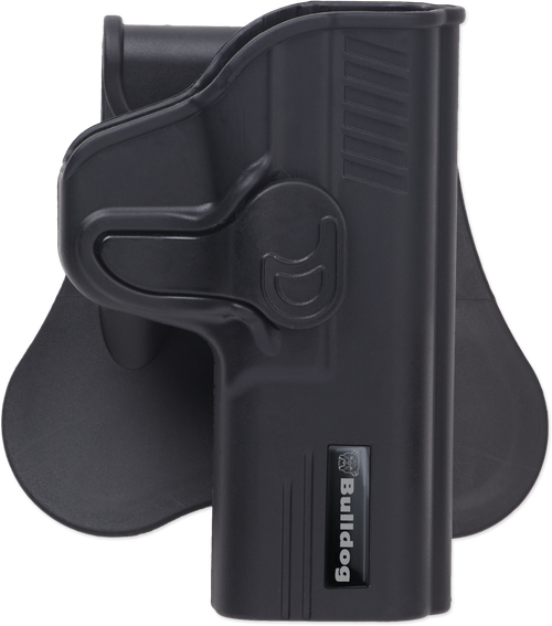 Bulldog Rapid Release Holster with Paddle OWB Black
