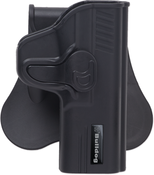 Bulldog Rapid Release Holster with Paddle OWB Black