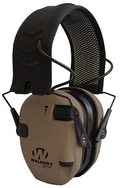 Walker's Razor XTRM Muff With Cooling Pads & Moisture Wicking Headband Battle Brown