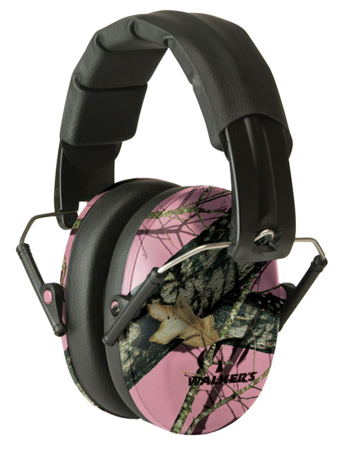 Walker's Pro Low Profile Folding Muff Pink Mossy Oak Camo GWP-FPM1-PKMO