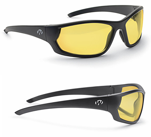 Walker's Carbine Full Frame Shooting Glasses With Case Amber view 2