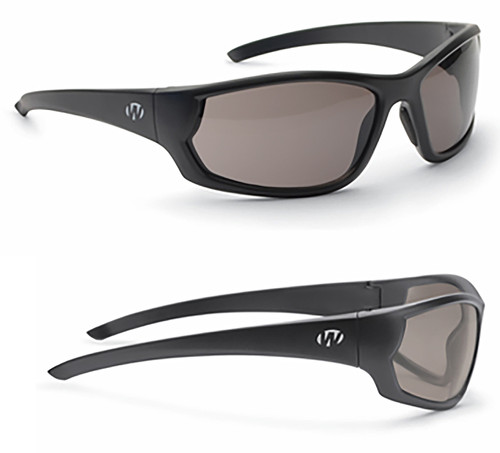 Walker's Carbine Full Frame Shooting Glasses With Case Smoke view 2
