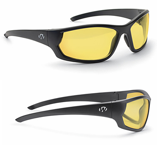 Walker's Vector Full Frame Shooting Glasses With Case Amber
