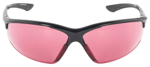 Walker's Tanker Open Full Frame Shooting Glasses With Case Rose