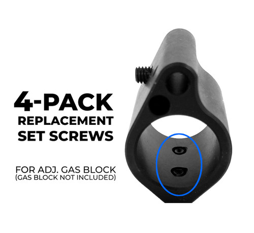 ERGO Mounting Screws for Adj. Gas Block Black view 2