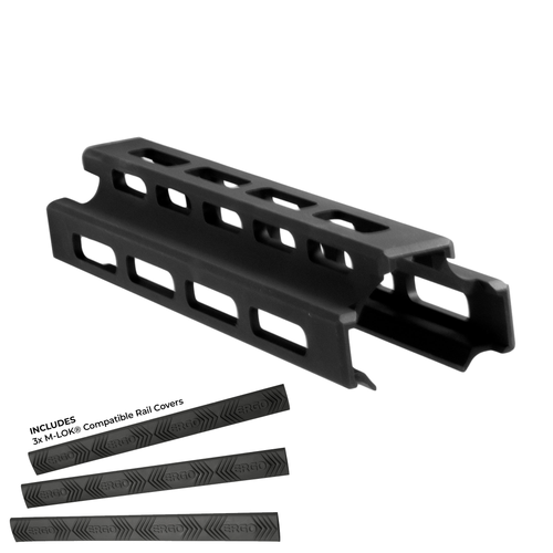 ERGO Three Rail M-LOK Forend Black view 2