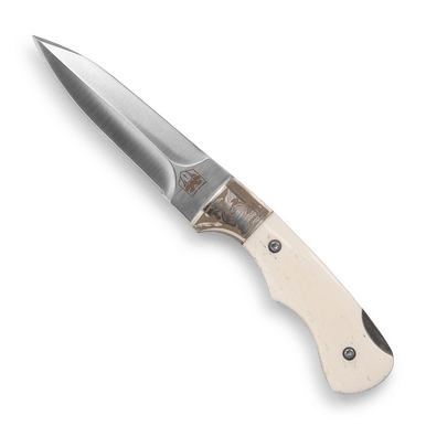 CobraTec Adjustable Folding Push Dagger White