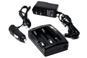 Predator Tactics Dual Cell 18-650 Wall/Vehicle Charger Set