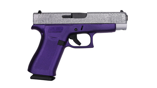 Glock 48 Compact 9mm 4.17" Purple/Silver Glitter