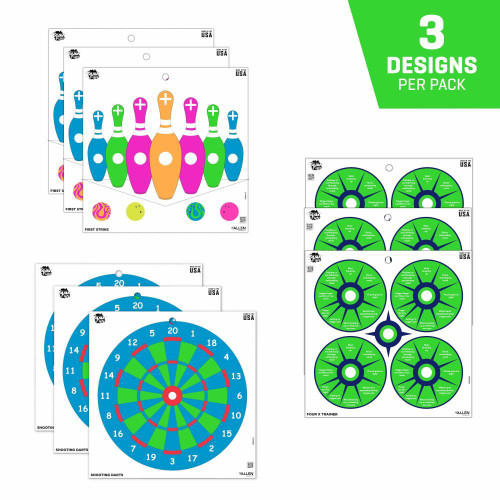 Allen EZ Aim Target 12 X 12 (3) 9 Pack view 2
