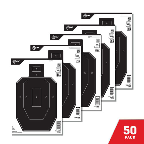 Allen EZ Aim Target 12 X 18 IPSC Silhouette 50 Pack view 2