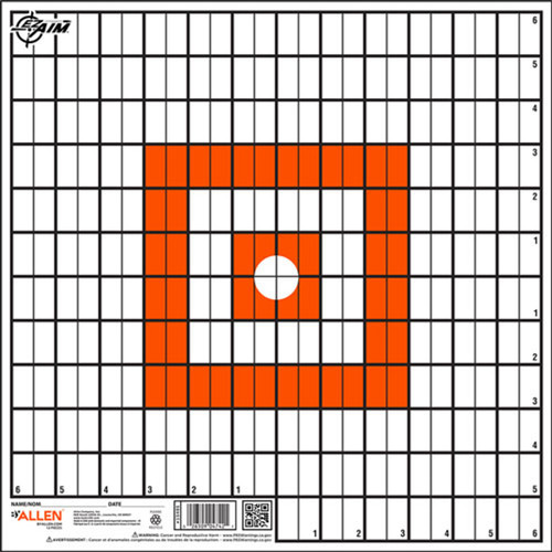 Allen EZ Aim 12X12 Paper Grid Target 12 Pack view 2