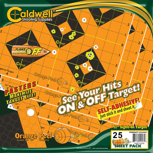 Caldwell OP Sight-In 12" 25 Pack Target Orange view 2