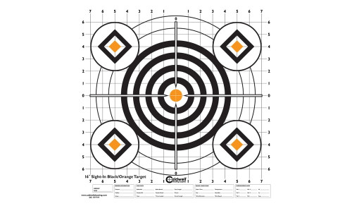 Caldwell Bullseye 16" 10 Pack Target White view 2