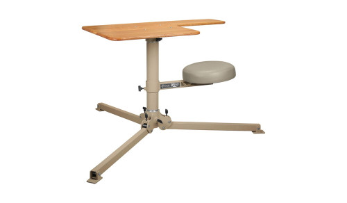 Caldwell BR Pivot Shooting Bench Tan view 2