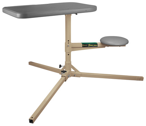 Caldwell Stable Table Shooting Bench Tan view 2