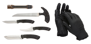 Browning Primal 6 Piece Combo Fixed Knife Gray
