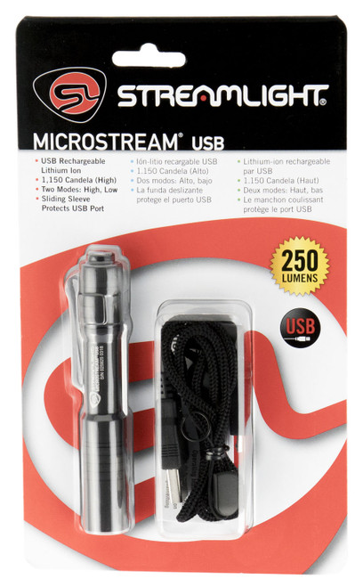 Streamlight Microstream Flashlight Black view 2