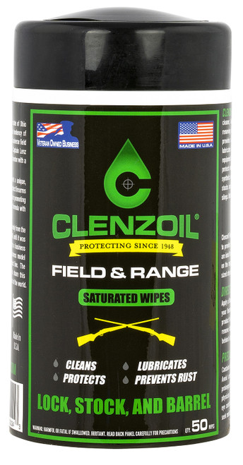 Clenzoil Field & Range Saturated Wipes view 2