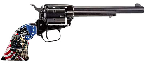 Heritage Rough Rider 6.5" Black/American Flag 22LR
