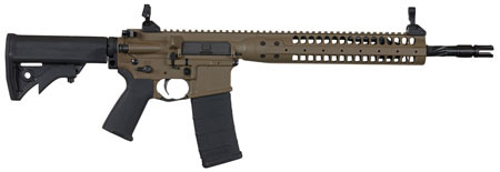 LWRC IC-SPR 5.56 NATO 16.1" FDE view 2