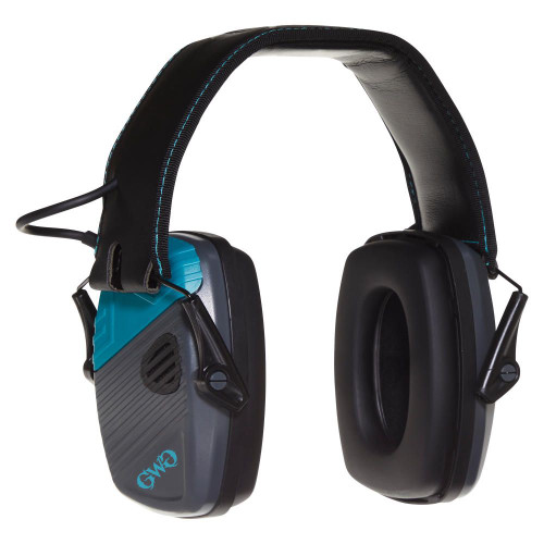 Allen Shield Low-Profile Electronic Earmuffs Gray