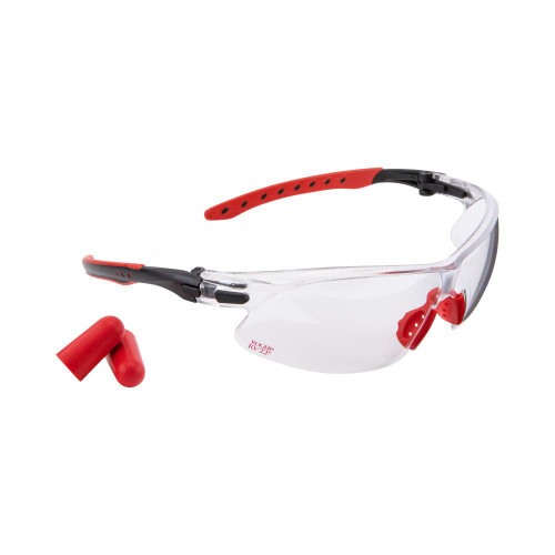 Allen Ruger 10/22 Shooting Glasses & Foam Earplugs Combo Red view 2