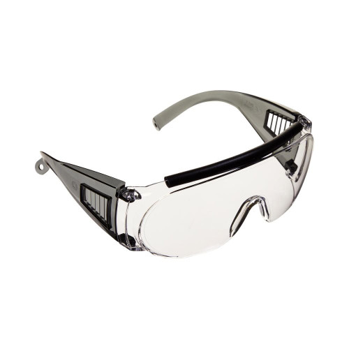 Allen Fit-Over Shooting Glasses Smoke view 2