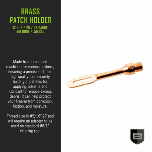 Allen Brass Patch Holder Cleaning Kit Accessories BT-12GBPH