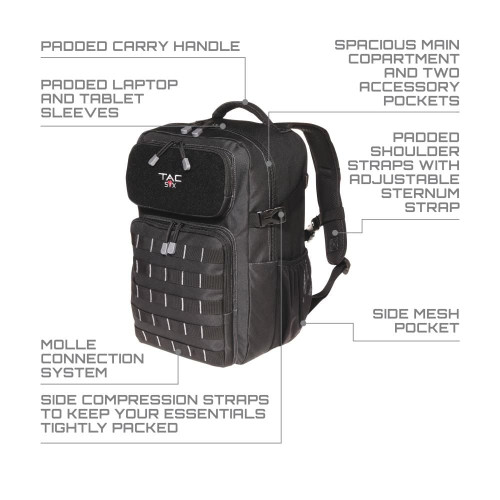 Allen Berm Backpack Black view 2