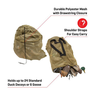 Allen Mesh Decoy Bag Olive Green