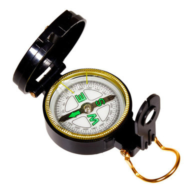 Allen Lensatic Compass Luminous Dial Black