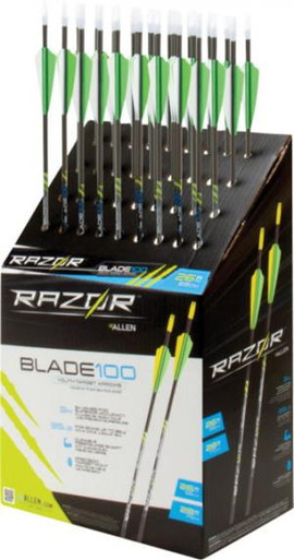 Allen Razor Blade100 28" Youth Arrow 36 Pack 9228PDQ