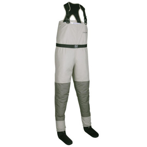 Allen Platte Pro Breathable Stockingfoot Fishing Chest Wader L Gray 18163