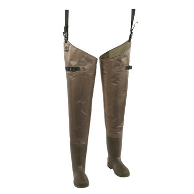 Allen Black River Hip Fishing Waders Size 13 Black River Brown