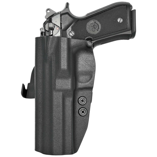 Rounded Beretta M9A1 OWB Holster Black BTA-M9A1-BK-LH-OWBPDL