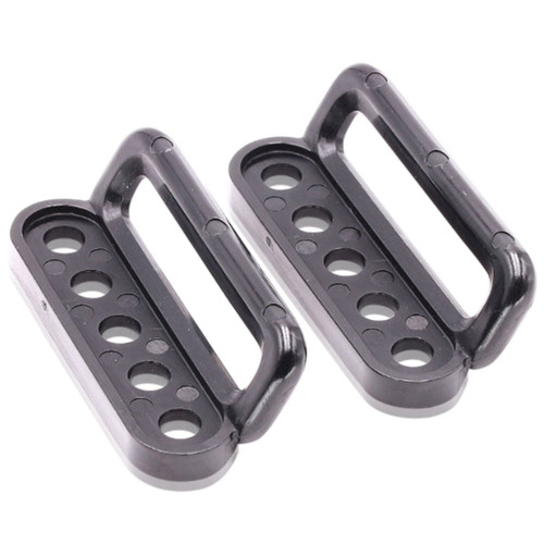 Rounded 1.75 OWB Holster Belt Clip Black view 2