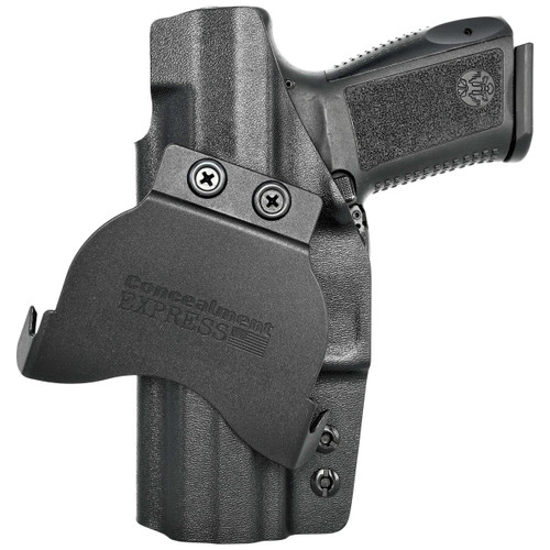 Rounded Canik TP9SF / TP9SF Elite OWB Holster Black view 2