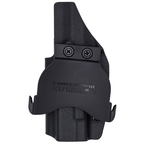 Rounded Canik TP9SFX OWB Kydex Paddle Holster(Optics Ready) Black view 2