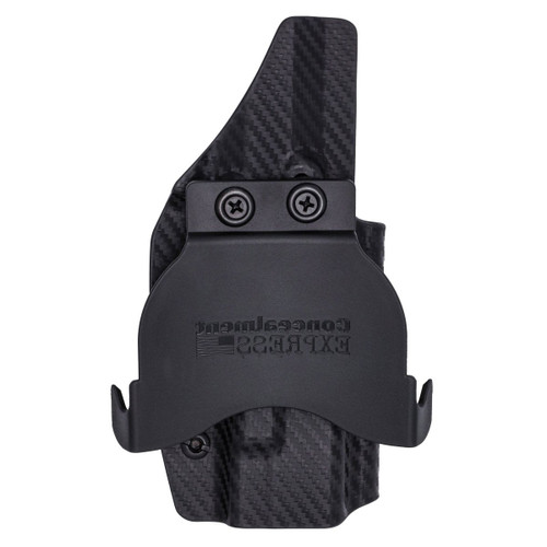 Rounded Canik TP9SFX OWB Kydex Paddle Holster(Optics Ready) Carbon Fiber