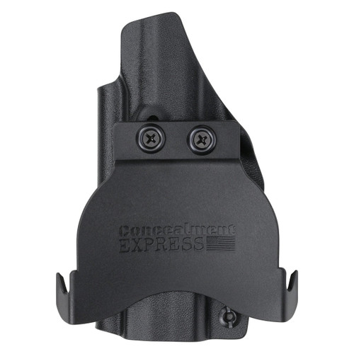 Rounded Canik TP9 Elite Sub-Compact OWB Paddle Holster Black