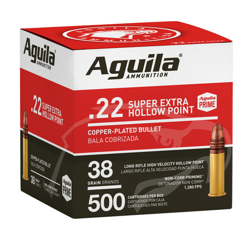 Aguila 22 LR 38 Grain Copper Plated Hollow Point view 2