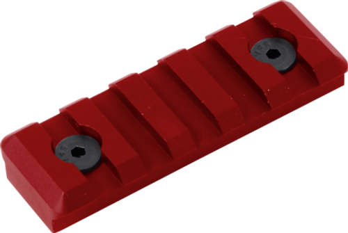 Timber Creek 5 Slot Picatinny Rail M-LOK Red M 5S PR R