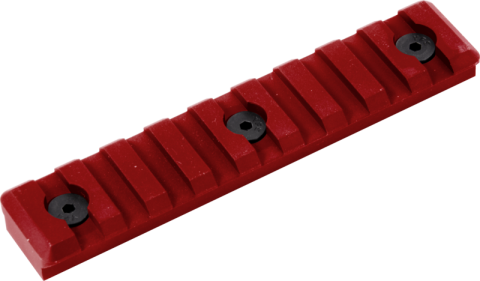 Timber Creek 9 Slot Picatinny Rail M-LOK Red