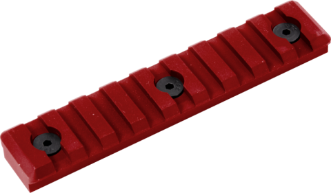 Timber Creek 9 Slot Picatinny Rail M-LOK Red view 2