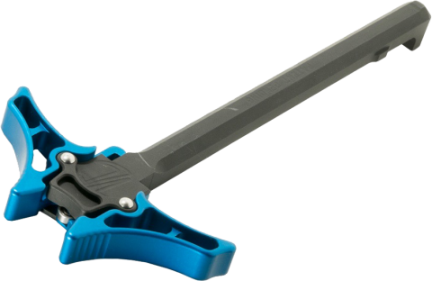 Timber Creek Ambidexterous Charging Handle Blue view 2