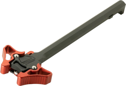Timber Creek Small Ambidexterous Charging Handle Red view 2