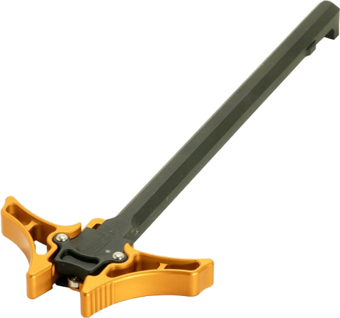 Timber Creek AR-10 Ambidexterous Charging Handle Orange