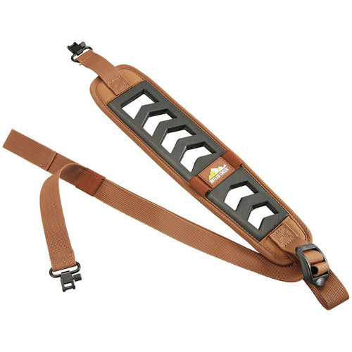 Butler Creek Featherlight Rifle Sling W/ Swivels Black & Brown
